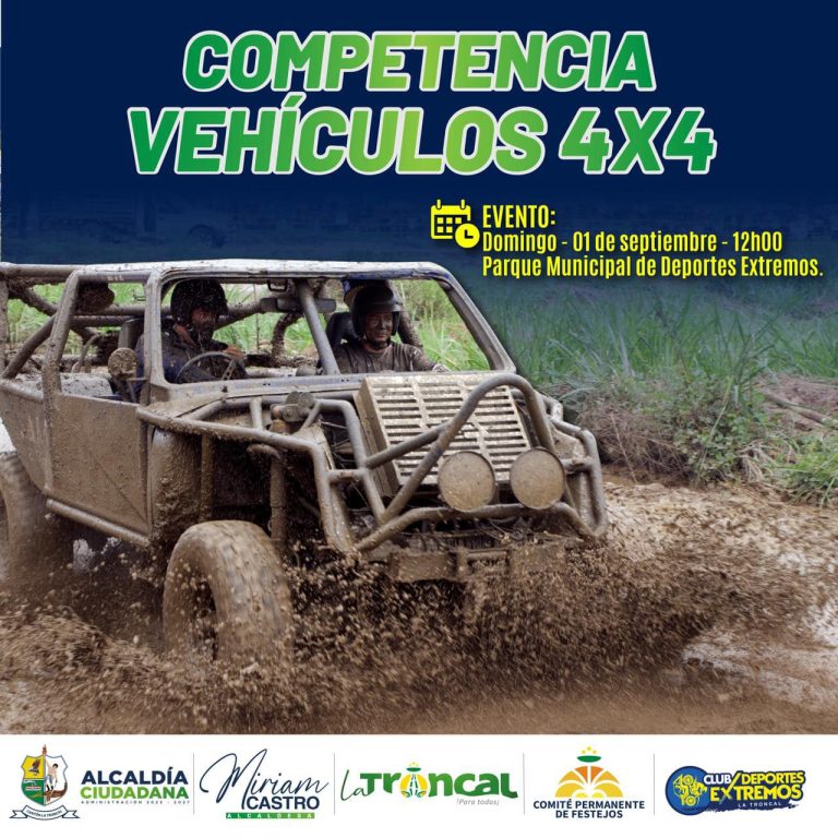 COMPETENCIA DE VEHICULOS 4 X 4