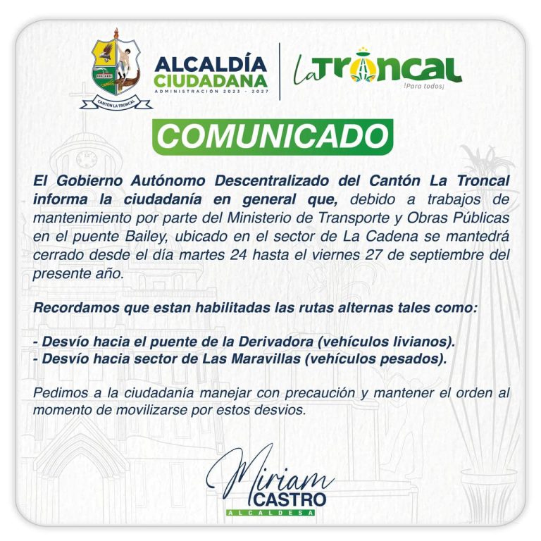 COMUNICADO IMPORTANTE