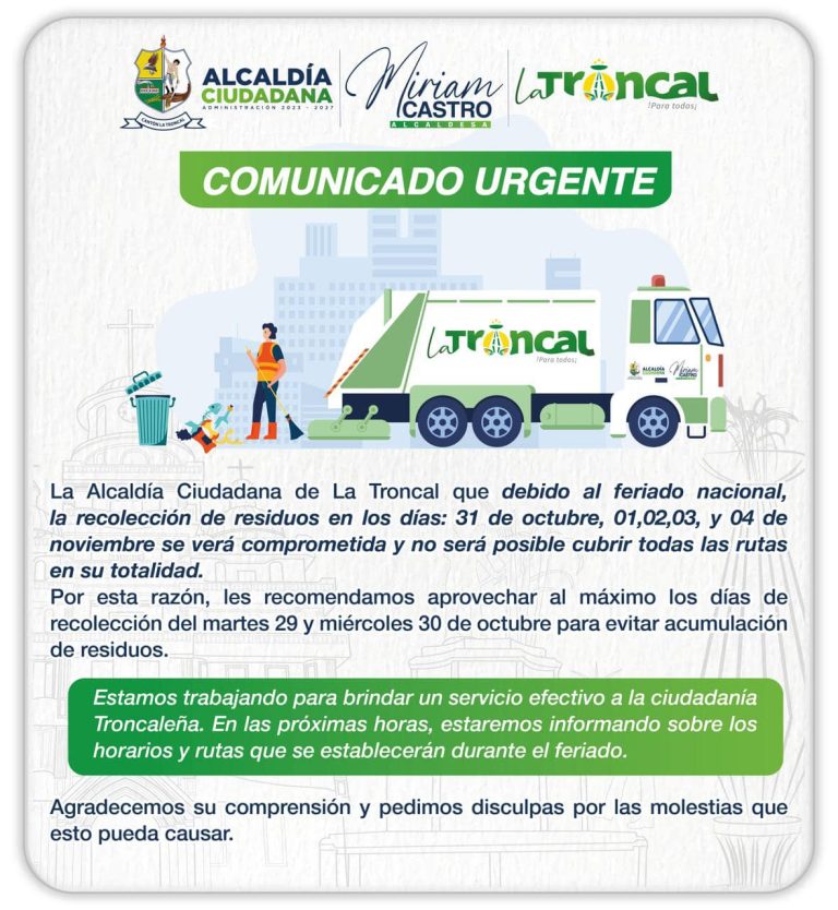COMUNICADO URGENTE