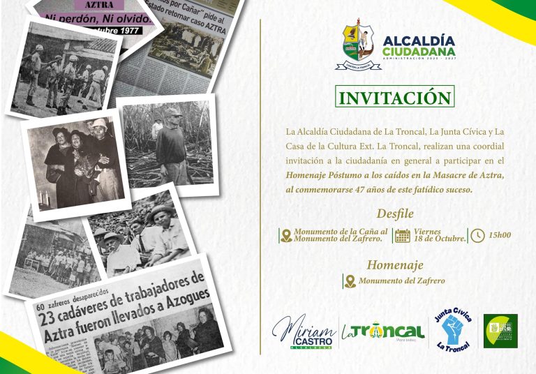 MASACRE DE AZTRA – HOMENAJE PÓSTUMO