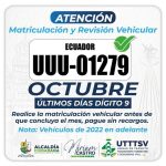 MATRICULACIÓN VEHICULAR