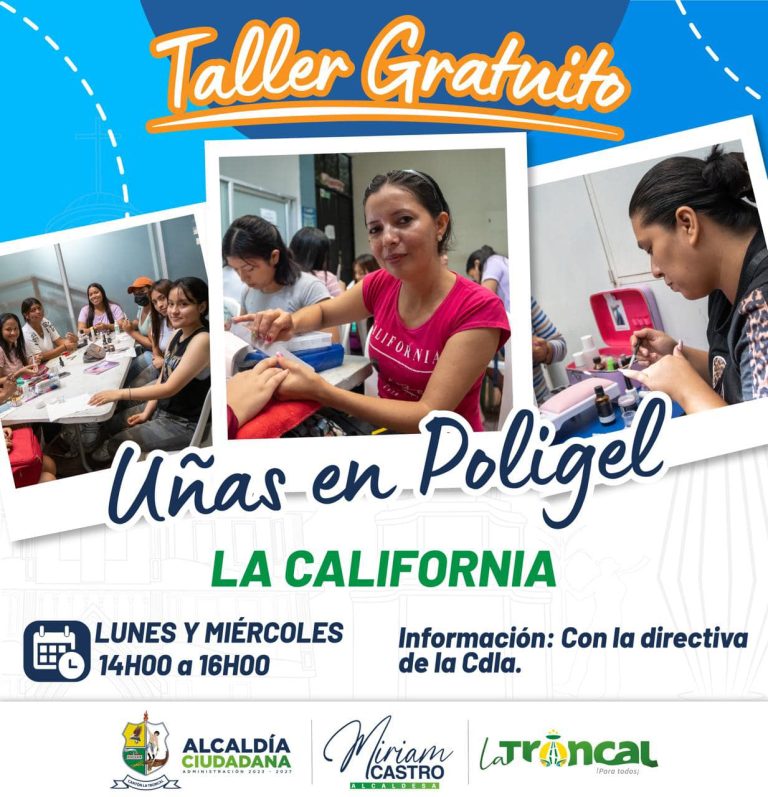 TALLERES GRATUITOS – UÑAS EN POLY GEL