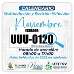 REVISIÓN Y MATRICULACIÓN VEHICULAR