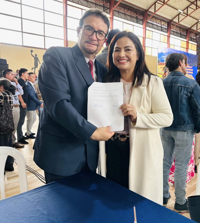 FIRMA DE CONVENIOS CON EL MIES – ALCALDÍA CIUDADANA
