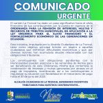 ¡COMUNICADO URGENTE!