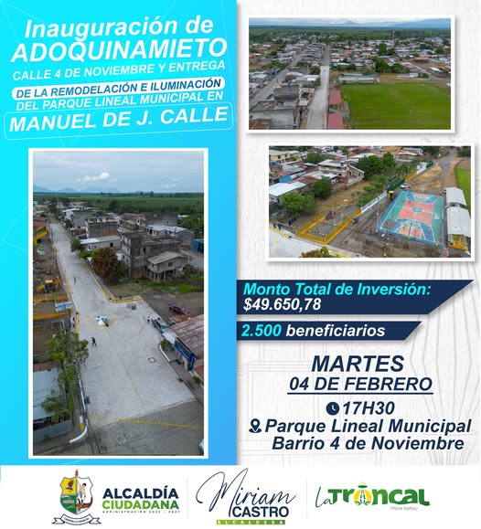 ALCALDÍA EN TERRITORIO – INAUGURACIÓN DE ADOQUINADO