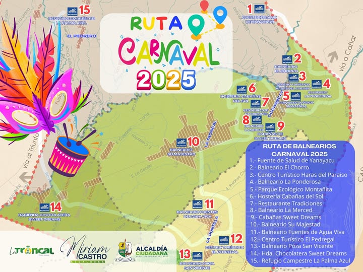 CARNAVALES 2025 – LA TRONCAL TIERRA DULCE DEL CAÑAR