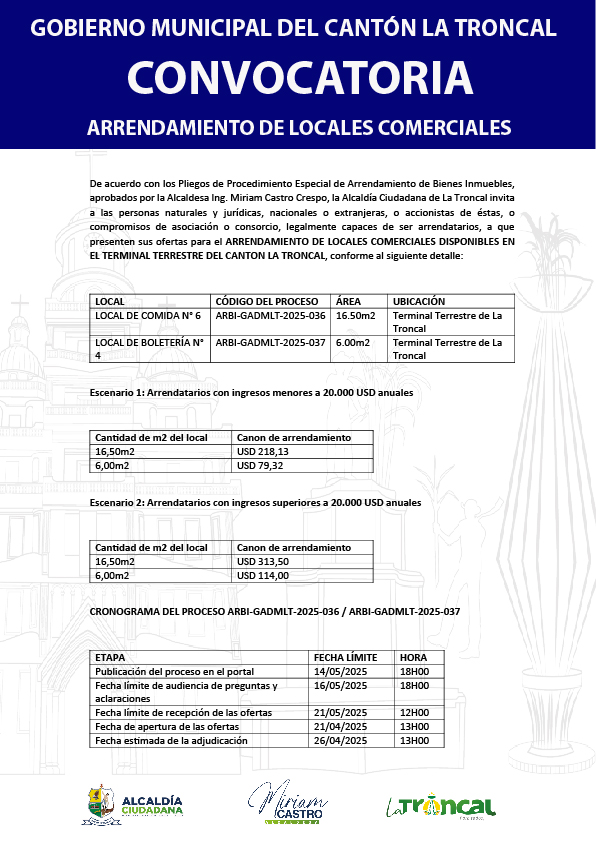 ALCALDÍA CIUDADANA – CONVOCATORIA