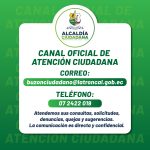 ALCALDÍA CIUDADANA – CANAL OFICIAL DE DENUNCIAS