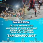 ALCALDÍA CIUDADANA – INAUGURACIÓN DE INDOR NOCTURNO Y ECUA VOLEY 2025