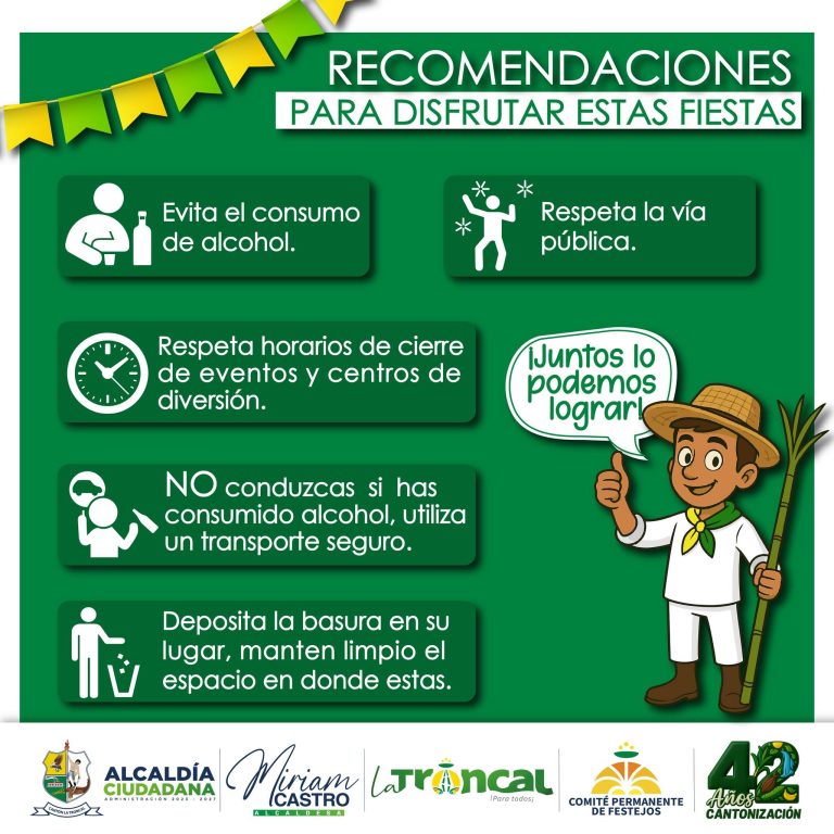 LA TRONCAL 42 ANIVERSARIO – RECOMENDACIONES