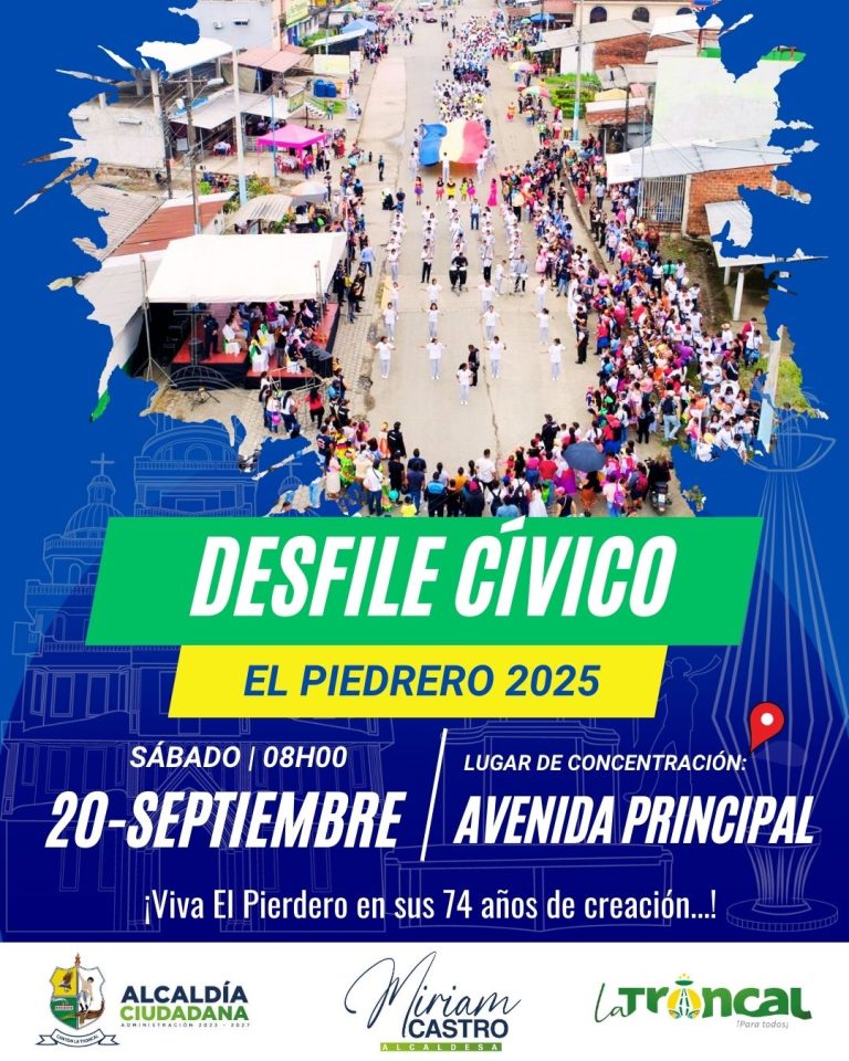 ALCALDÍA CIUDADANA – EL PIEDRERO 74 AÑOS DE CREACIÓN