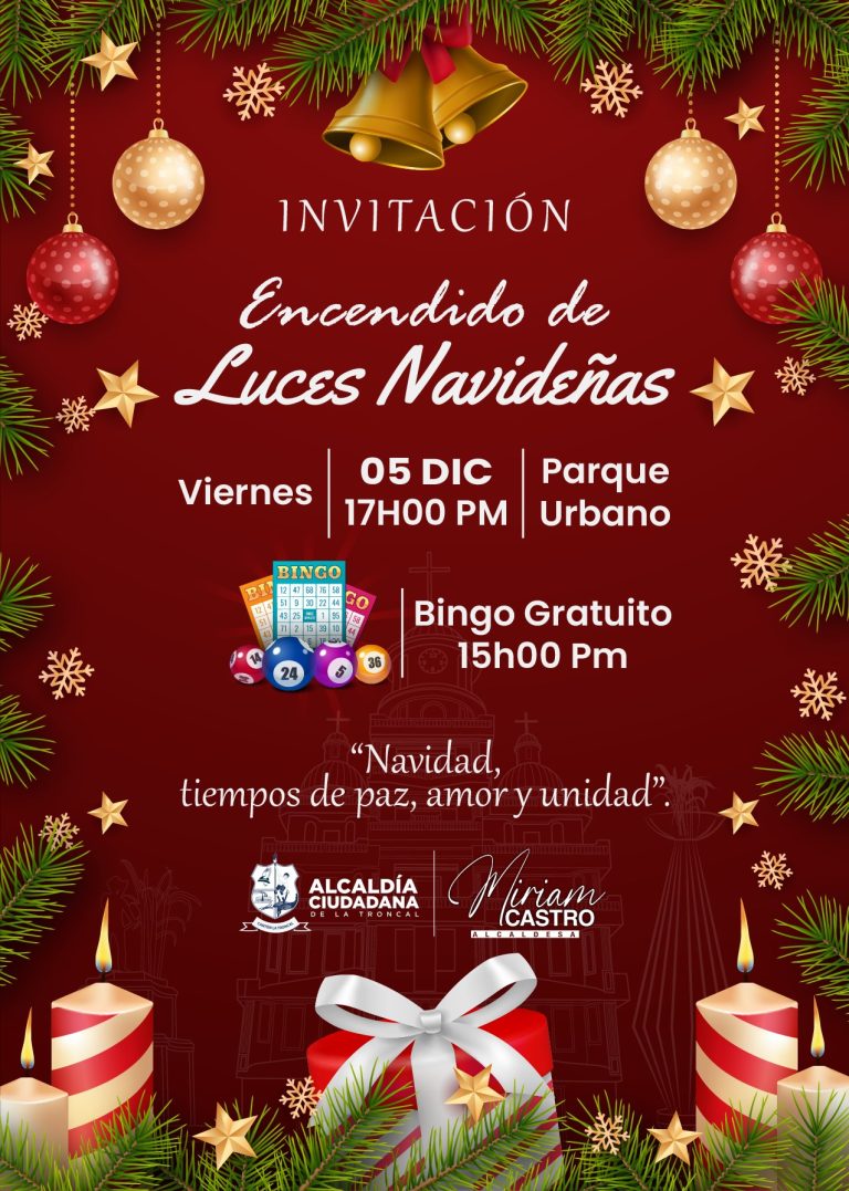 ALCALDÍA CIUDADANA – INVITACIÓN ENCENDIDO DE LUCES NAVIDEÑAS