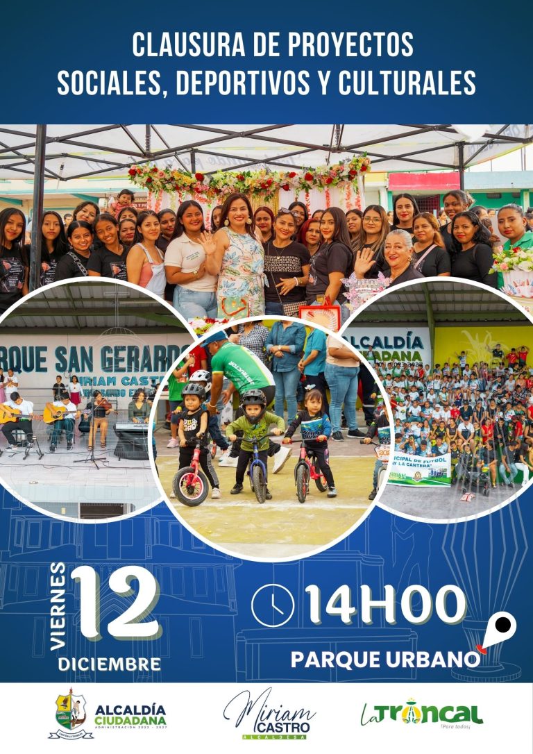 ALCALDÍA CIUDADANA – CLAUSURA DE PROYECTOS