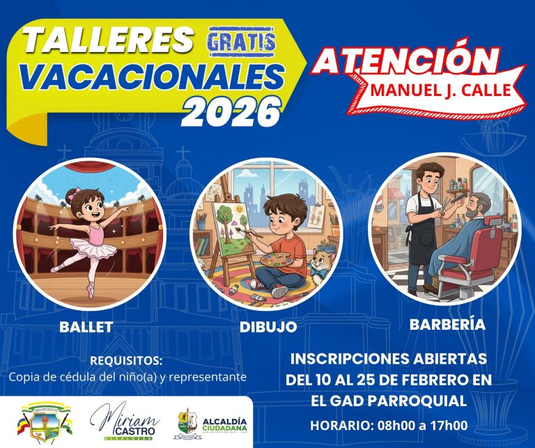 ALCALDÍA CIUDADANA – COLONIAS VACACIONALES 2026 EN MJ.CALLE