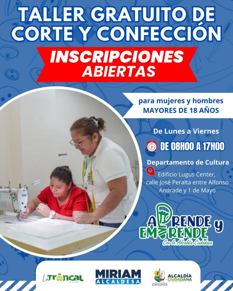 ALCALDÍA CIUDADANA – TALLER DE CORTE Y CONFECCIÓN