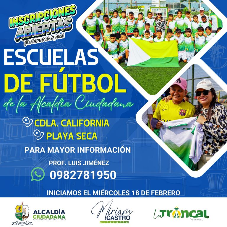 ALCALDÍA CIUDADANA – ESCUELA DE FÚTBOL