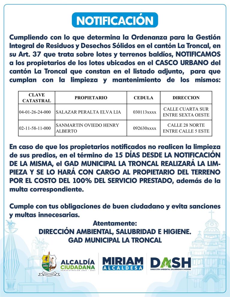 ALCALDÍA CIUDADANA – COMUNICADO