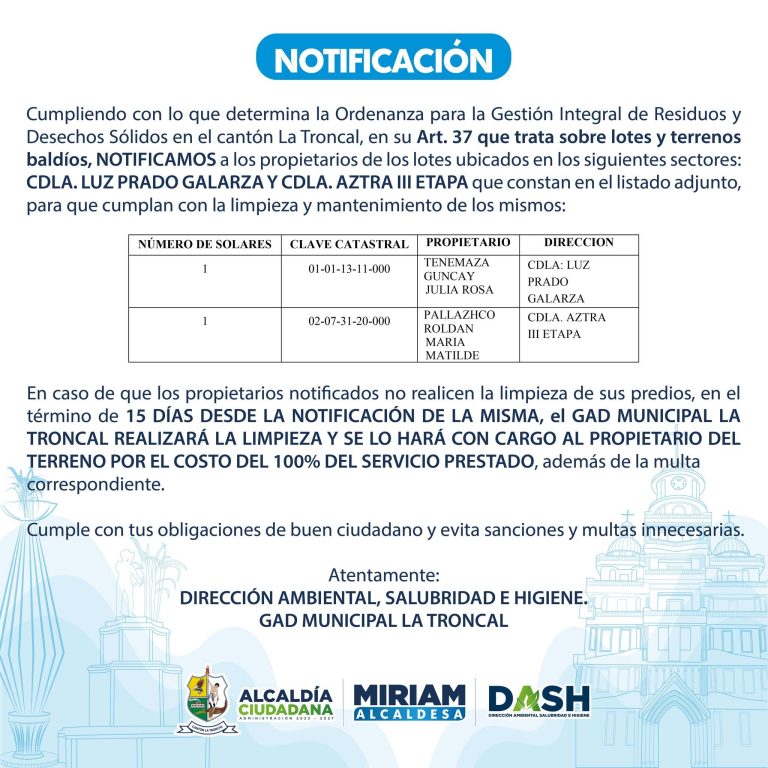 ALCALDÍA CIUDADANA – COMUNICADO