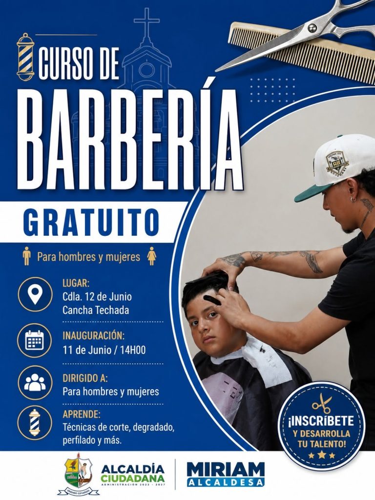 ALCALDÍA CIUDADANA - CURSOS GRATUITOS DE BARBERÍA