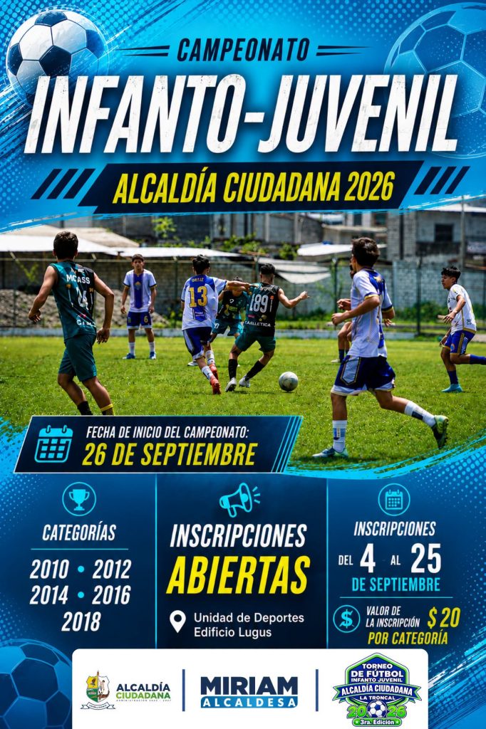ALCALDÍA CIUDADANA - FÚTBOL JUVENIL